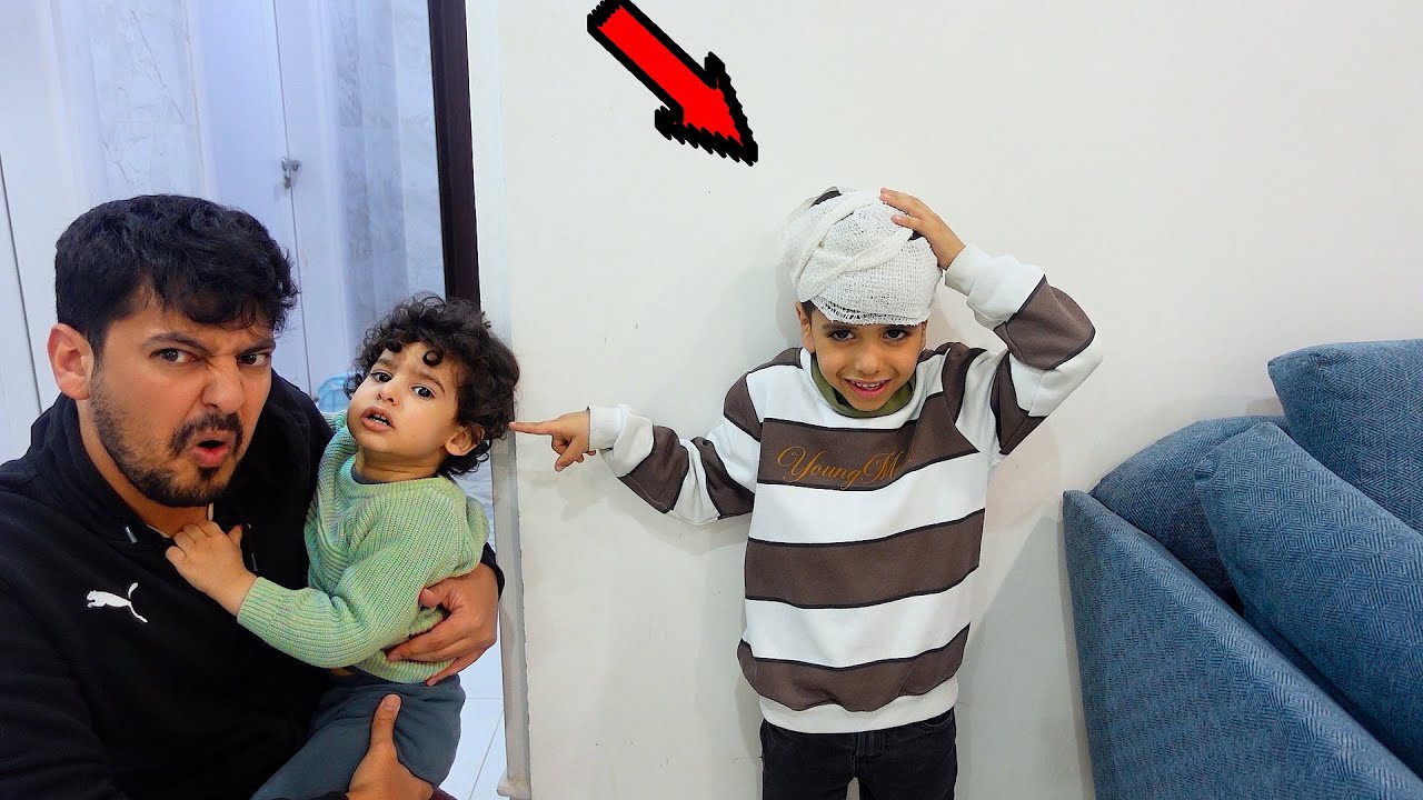 اصابة مازن والسبب حمودي الصغير !!