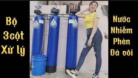 Xử lý nước nhiễm đá vôi hiệu quả / lọc nước thiên hà #cáchlọcnước #bểlọcnước #vậtliệulọcnước