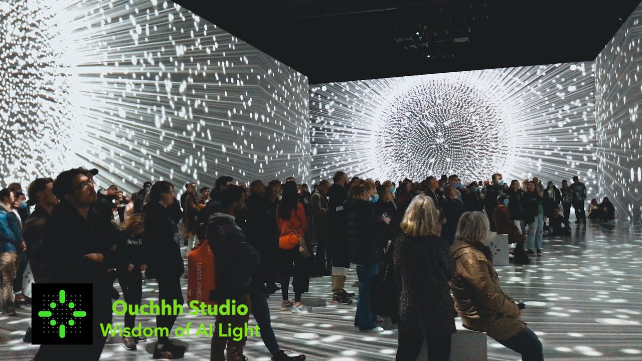 Ouchhh Studio | Wisdom of AI Light - Illuminate Adelaide 2022