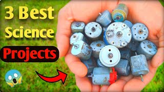 3 Best Science dc motor project || Dc Motor New Ideas