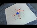 Olympic gymnasts try super trampoline for the 1st time
