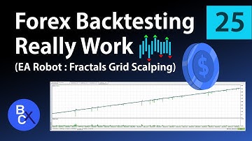 💎Forex Backtesting Really Work - 100% Automated Forex Robot - Fractals Grid Scalping [EP.25]