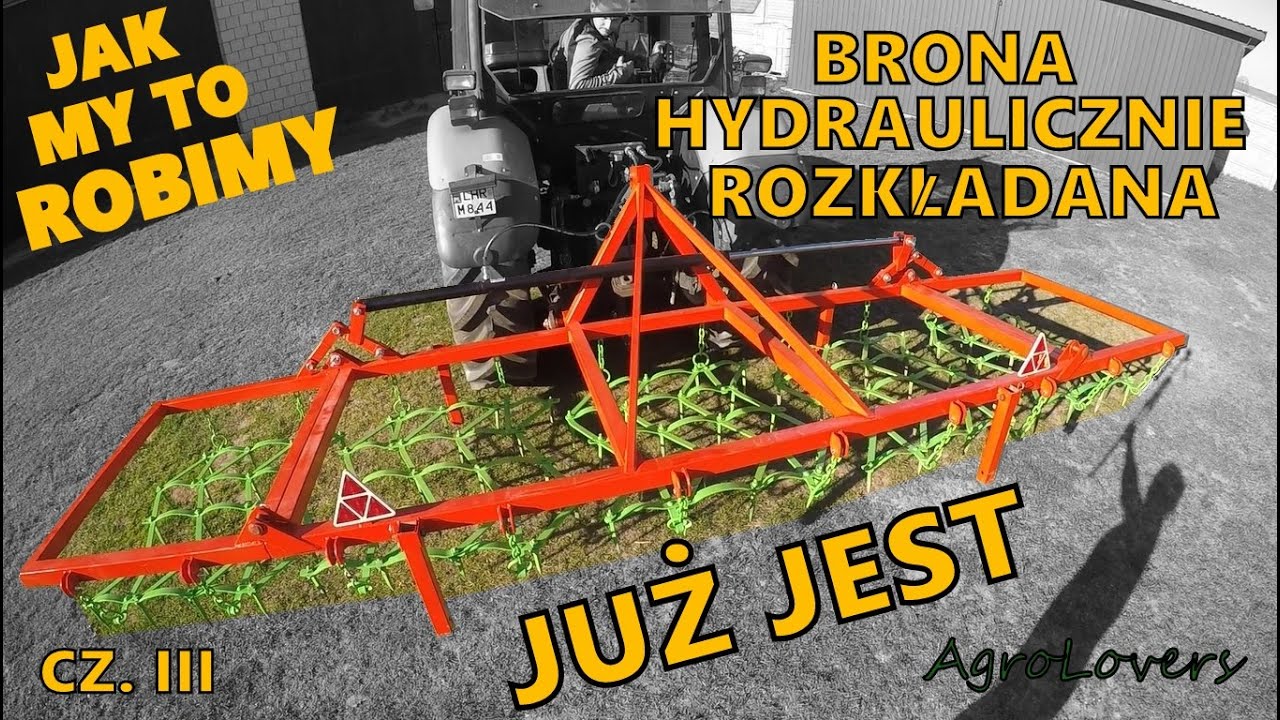 BUDOWA BRONY HYDRAULICZNIE ROZKŁADANEJ - JAK MY TO ROBIMY| AgroLovers