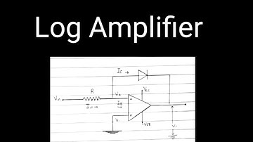 What is Log Amplifier? Physics ¦ Log amplification using opamp