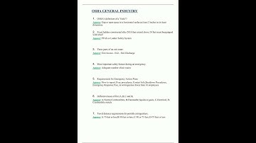 OSHA GENERAL INDUSTRY  UPDATED 2025   QUESTIONS WITH 100 VERIFIED ANSWERS AND COMPREHENSIVE RATIONAL