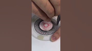 Count the Triangles If You Can! 🔺🔥 #spirographshr #spirograph #asmr #satisfying #shorts