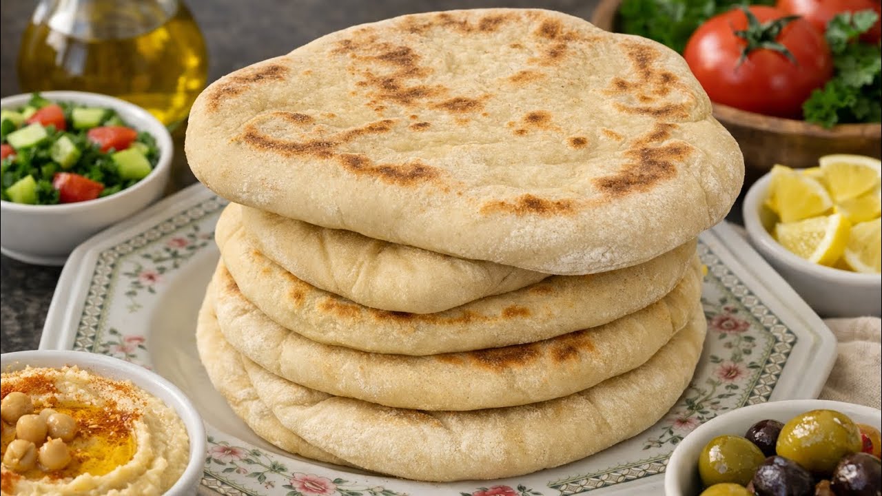 Soft & Fluffy Pita Bread at Home | You’ll Never Buy Pita Again After This Recipe