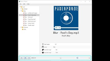 How to build a music player in javaFX
