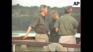 BOTSWANA: US PRESIDENT CLINTON VISITS GAME RESERVE UPDATE