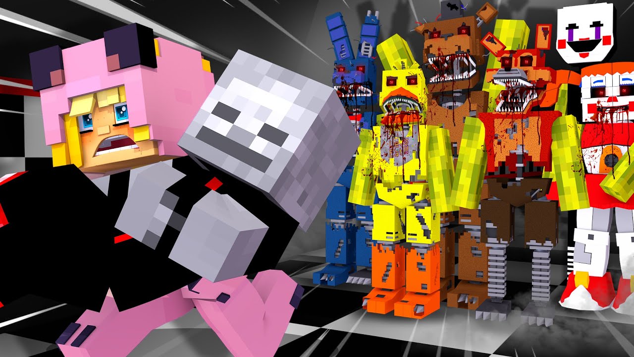 ICH ERSCHRECKE SIE... ALS... FIVE NIGHTS AT FREDDY's?! - Minecraft ERSCHRECKT