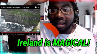 American Reacts | 10 Best Places to Visit in Ireland - Travel Video