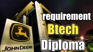 John Deere India Pvt Ltd Requirement 2021 Jobs In Pune