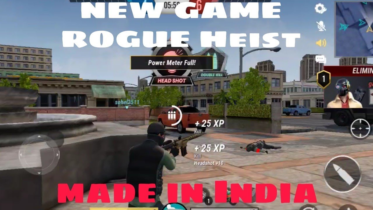 MADE IN INDIA MULTISHOOTER GAME ROGUE Heist