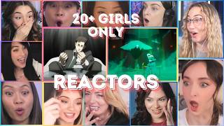 MASSIVE GIRLS REACT - JUJUTSU KAISEN SEASON 3 EPISODE 8 GIRLS REACTION MASHUP