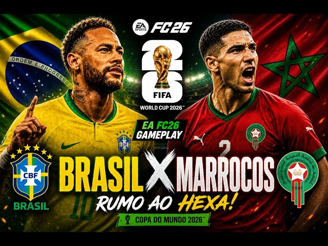 BRASIL VS MARROCOS: BUSCA PELO HEXA CONTINUA! | Série Copa do Mundo #03