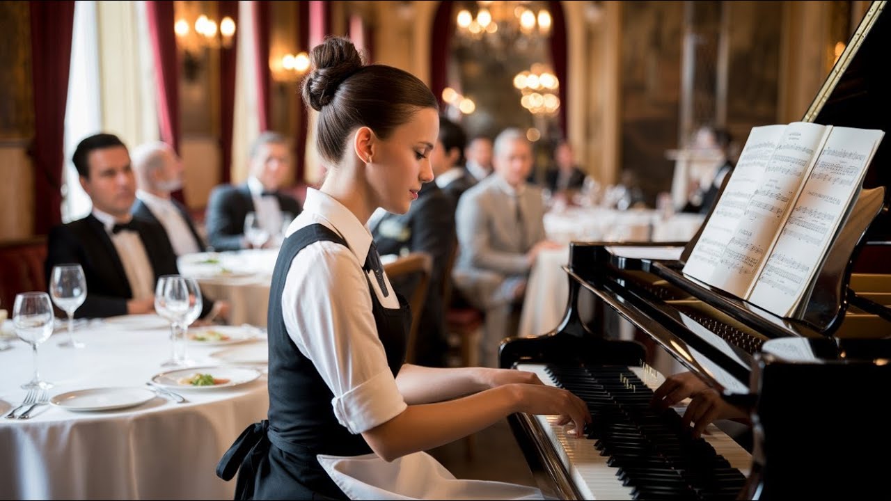 “Waitress Demonstrates the Piano Skills — Everyone, Including And the Millionaire Was Speechless”