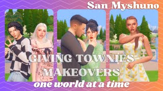 Giving Sims townies makeovers one world at a time: San Myshuno