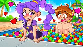 STUCK in a GIRLS ONLY BALL PIT with my FANGIRL... screenshot 4