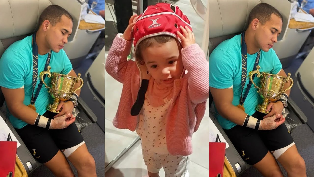 Springboks Cheslin kolbe celebrates his daughter’s 3rd birthday,he shares cute family pictures