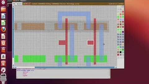 Layout of two input XOR gate in Magic