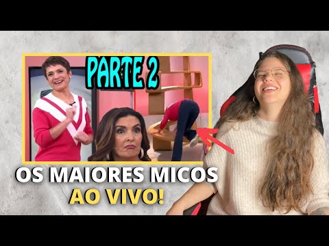 OS MAIORES MICOS AO VIVO NA TV BRASILEIRA! PARTE 2 - REACT FALA DE TUDO