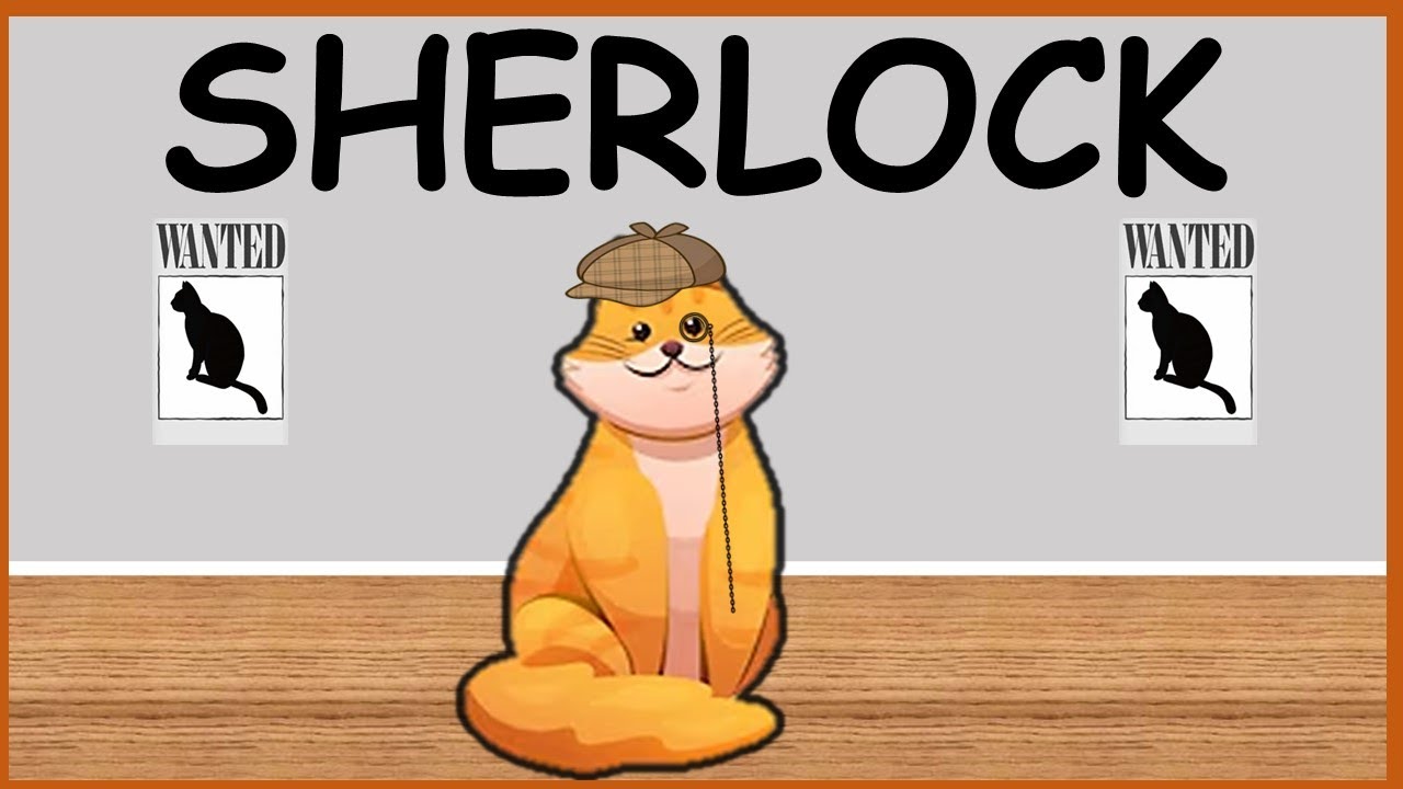 KIDS BOOK READ ALOUD with WORDS | Sherlock- The Curious Cat - YouTube
