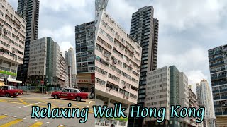Relaxing Walk during pandemic - Walking tour Hong Kong 2022 🇭🇰 @Efka148