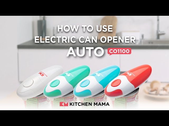 How to Use Kitchen Mama One Touch Can Opener