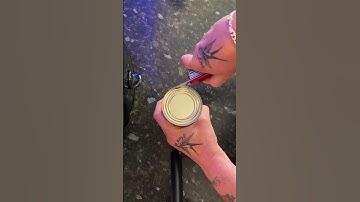 How to use a tin opener on a Swiss army knife