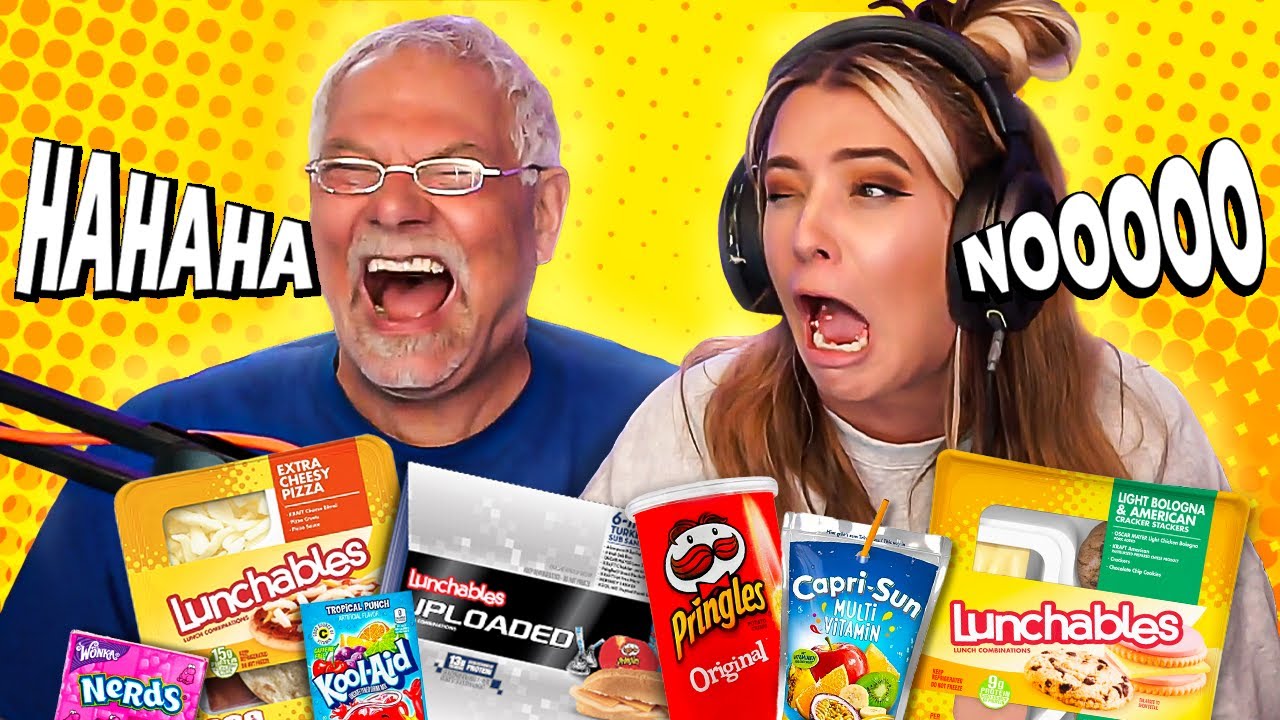 Trying Every Lunchables With My Dad