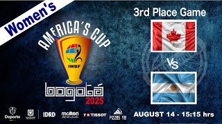 Canada 🇨🇦 vs Argentina 🇦🇷 | Bronze Medal Game – Women’s | 2025 IWBF Americas Cup