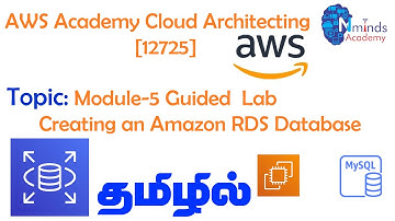 AWS Academy Cloud Architecting[12725]Module 5 Guided Lab - Creating an Amazon RDS Database.