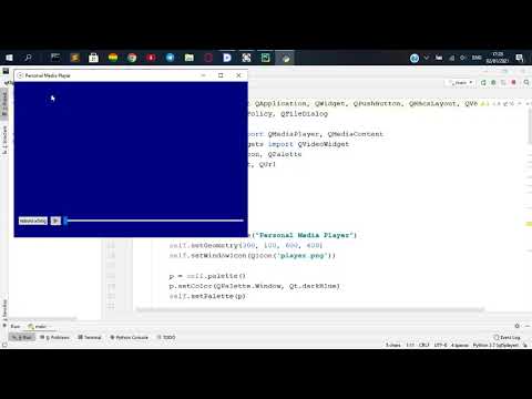 Video Player (personal) PyQt5 Python3 PyCharm