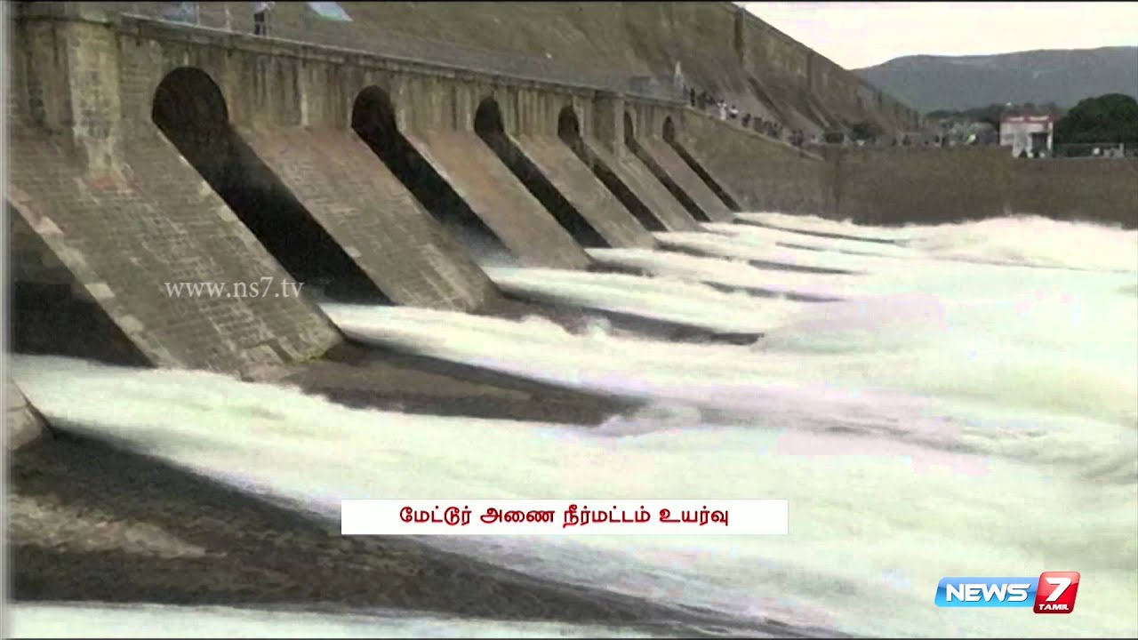 Water level increases to 90 feet in Mettur dam Tamil Nadu News7