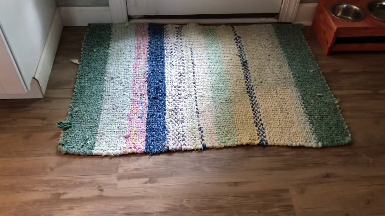 Rag rug one year later ,did it hold up? YouTube