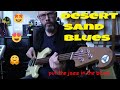 Desert Sand Blues  - Fretless Bass Version - 12 bar blues in A