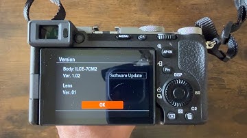 Sony A7C II Firmware Update from Ver 1.02 to Ver 2.0