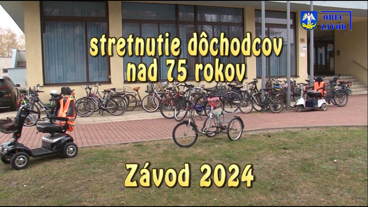 Obec Závod - Stretnutie s občanmi nad 75 rokov 2024