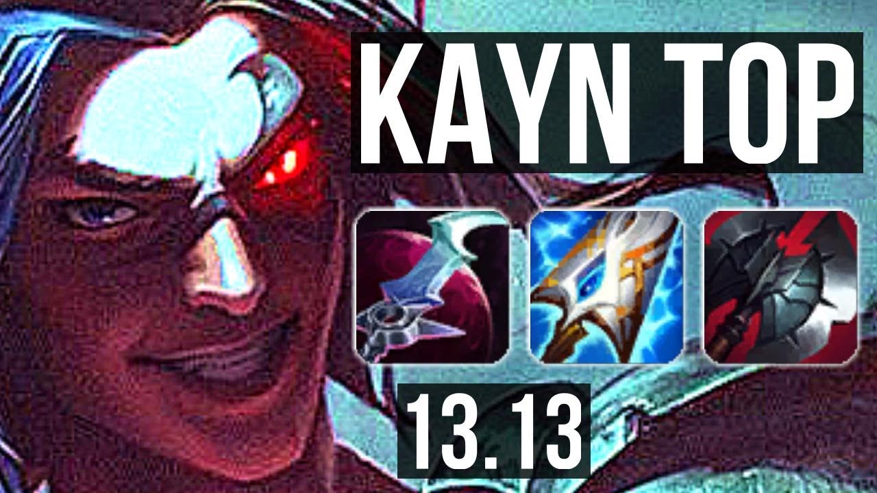 KAYN vs MALPHITE (TOP) | 1.7M mastery, 6 solo kills, Legendary, 300+ games | NA Master | 13.13