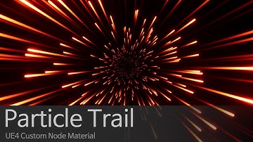 ParticleTrail shader in UE4 Custom Node Material