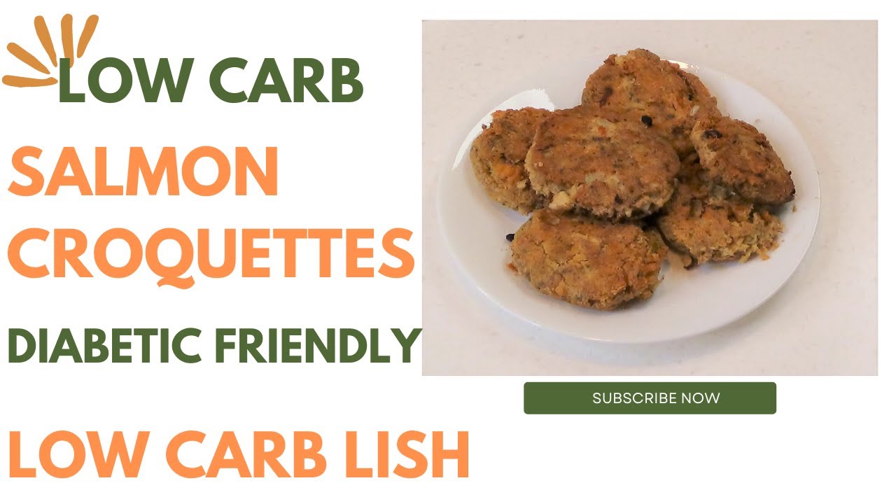 Low Carb Salmon Croquettes Patties Diabetic Friendly YouTube