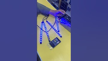 Atmosphere Light || Remote Multi Function Light || Car interior Light || #shortfeed #viralshort