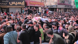 عشرات الآلاف يشيّعون في موكب مهيب شهداء نابلس الخمسة