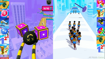 Going Balls | Girls Attack - ✅ Satisfying Gameplay Walkthrough All Levels Big Update Android,IOS