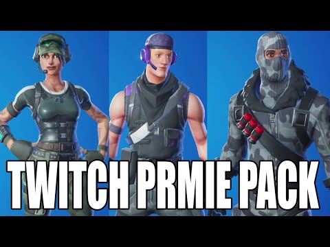 All Twitch Prime Skins In Fortnite Youtube