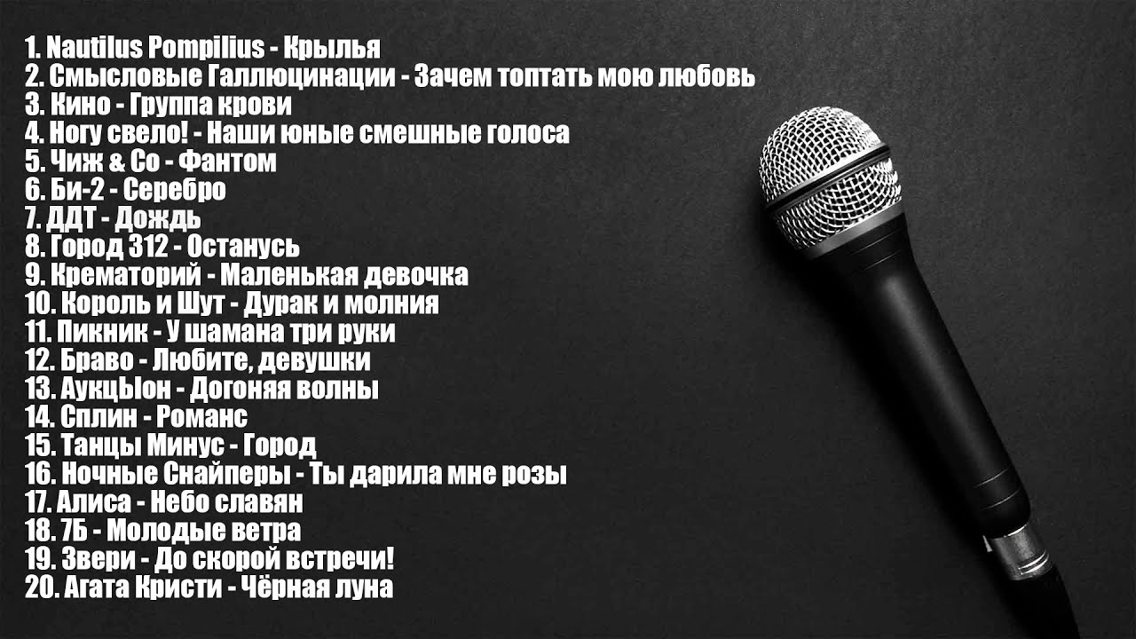 Лучшие Песни РУССКОГО РОКА (3 часть) - YouTube