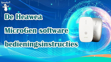 De Heawea MicroGen software bedieningsinstructies