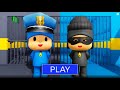 POCOYO POLICE VS THIEF PRISON RUN! Obby roblox! Gameplay#roblox #obby