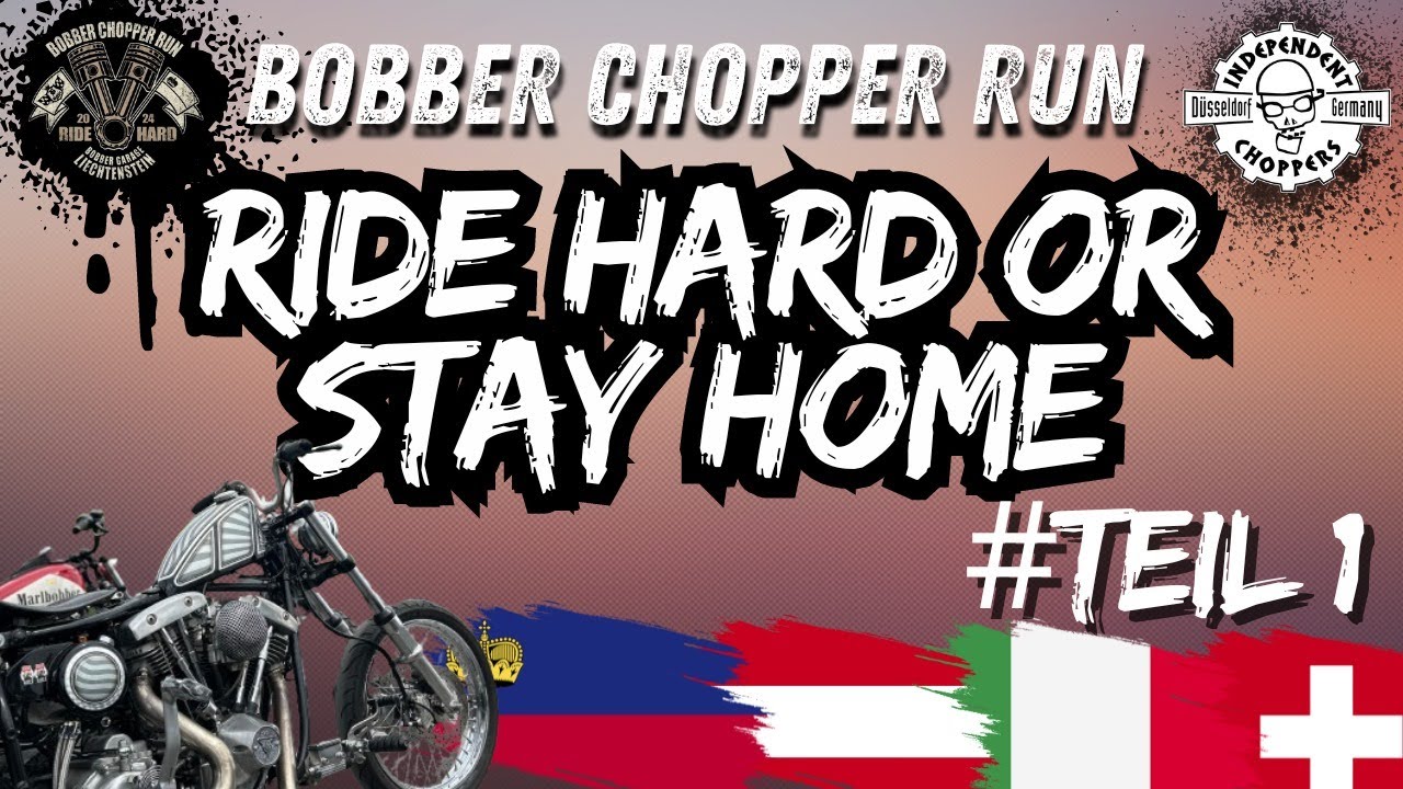 Independent Choppers - Custombikes on Tour - Bobber Chopper Run - Harley Davidson