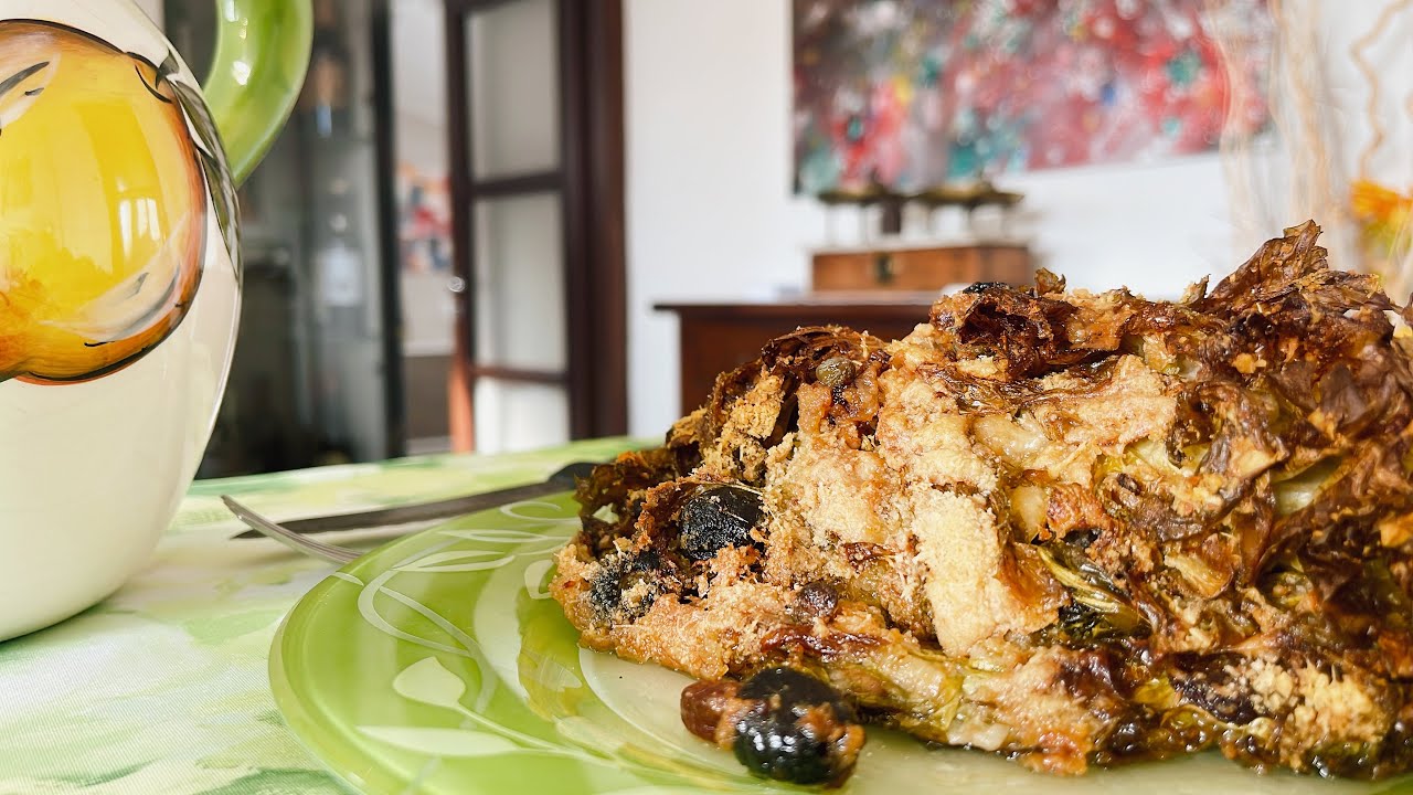 Scarola mbuttunata al forno - Ricetta tipica napoletana